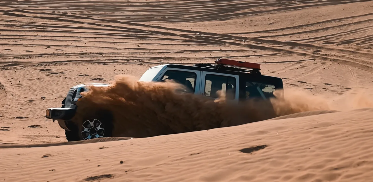 dune bashing in jaisalmer in india