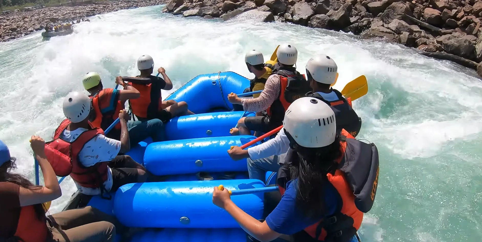 river rafting in rishikesh in india