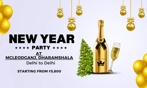 New year party package 2024 at Mcloedganj, Dharamshala (Himachal Pradesh)