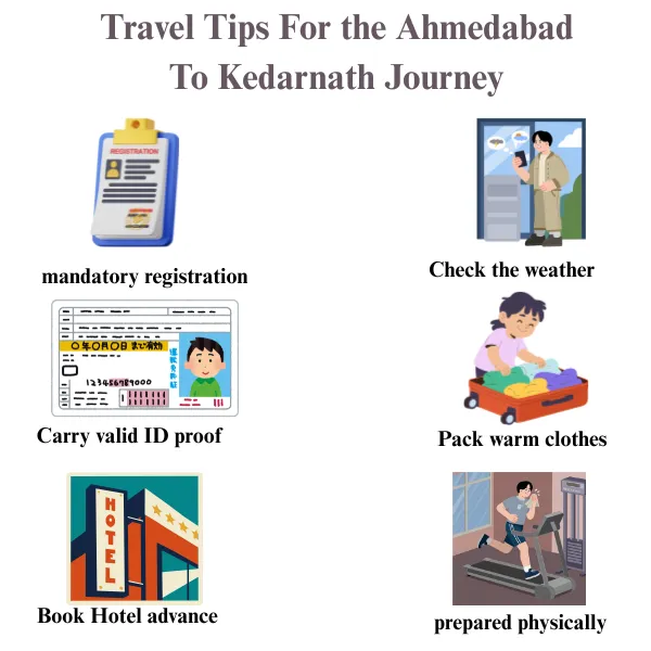 travel and safety tips for kedarnath from ahmedabad