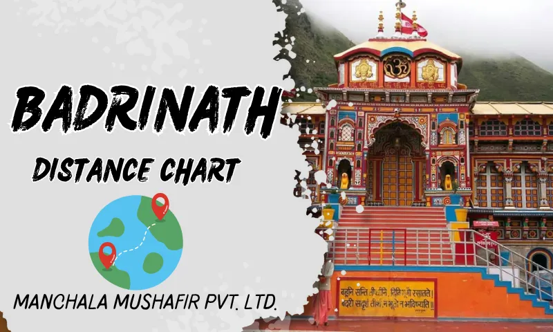 Badrinath distance chart