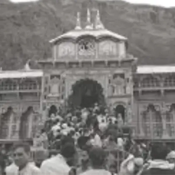 Ancient Badrinath Temple historical structure before modern renovations