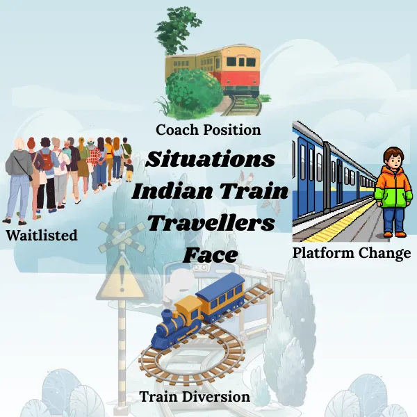 situations indian train travellers face