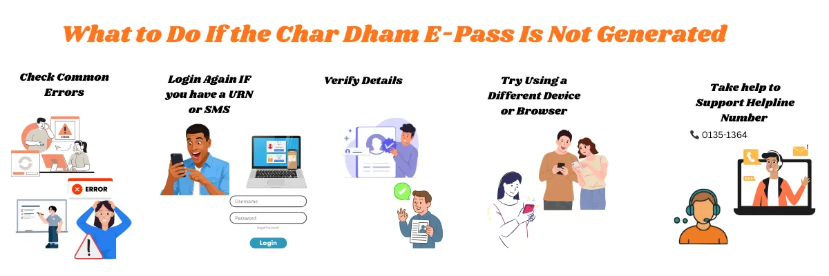 what to do if chardham registration e pass is not generated