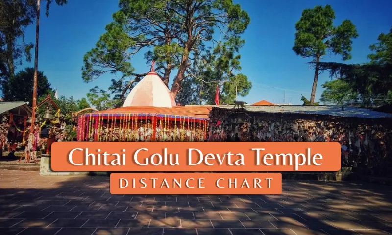 chitai golu devta temple distance