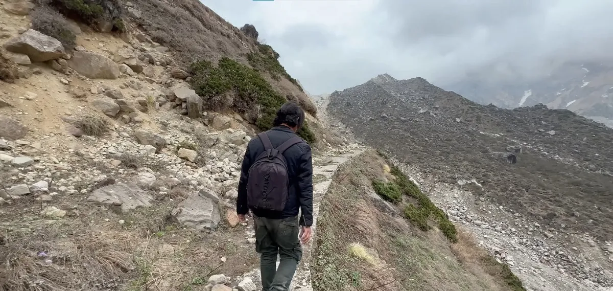 chorabari glacier trek route image