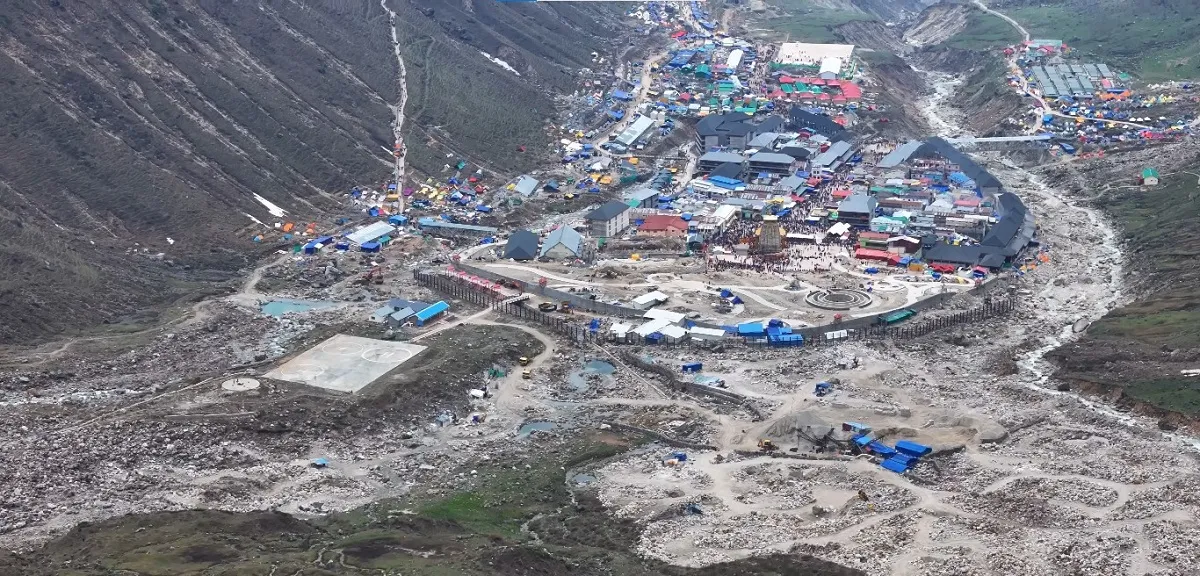 kedarnath dham view from chorabari