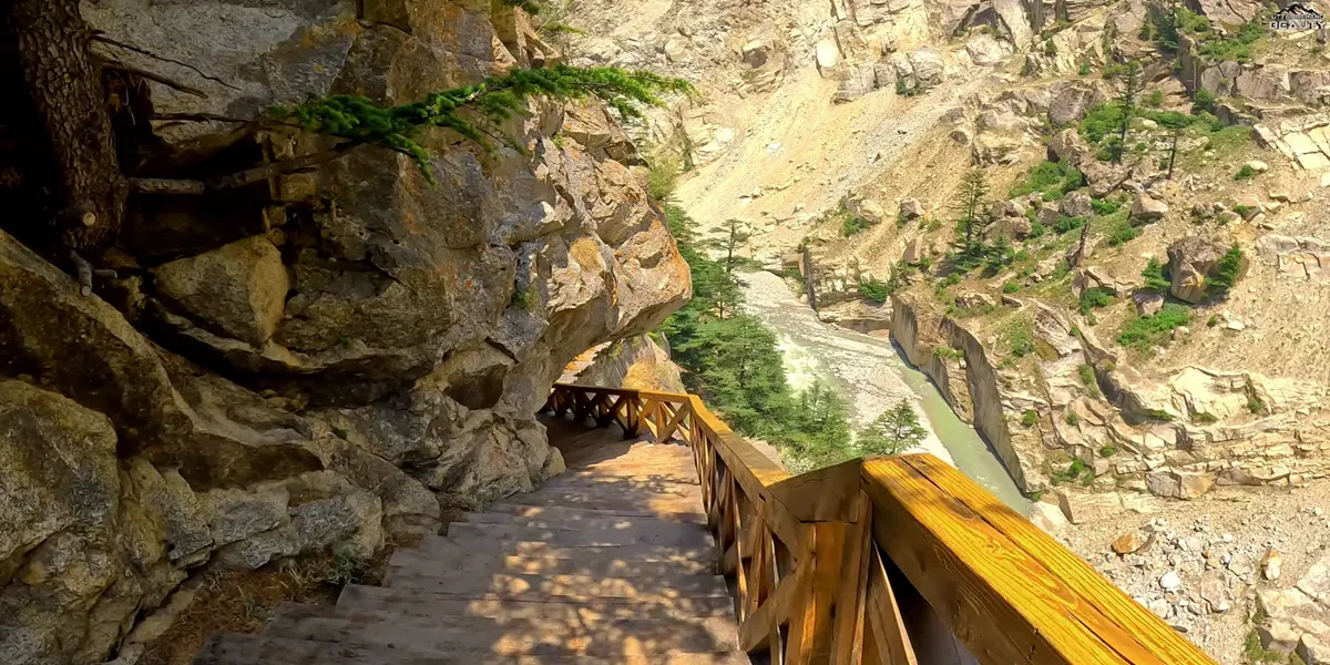 mindblowing view of gartang gali and valley