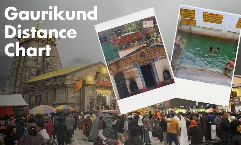 Gaurikund Distance Chart 2026