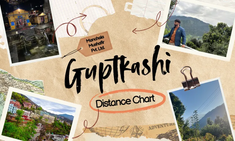 Guptkashi Distance Chart 2026