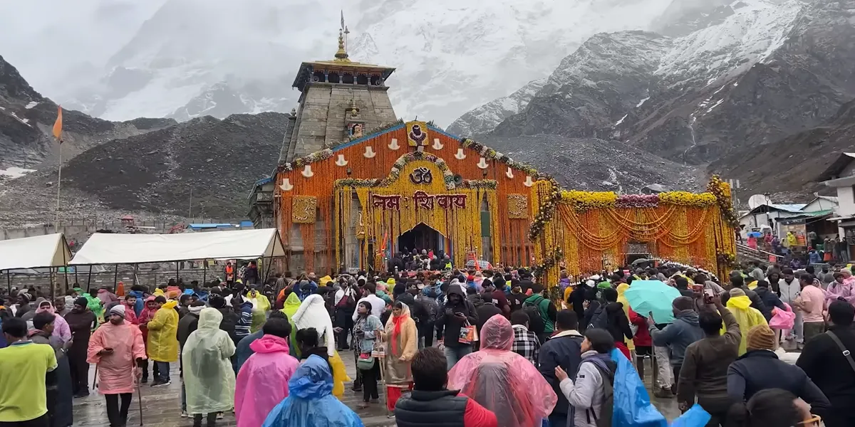kedarnath temple in uttarakhand near guptkashi one of the char dham temples