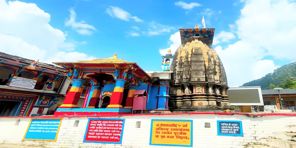 omkareshwar temple in ukhimath uttarakhand winter seat of kedarnath and madhyamaheshwar
