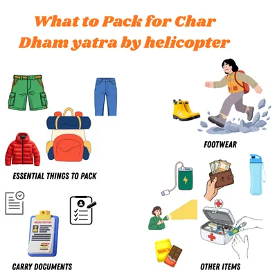 what to pack for chardham yatra by helicopter
