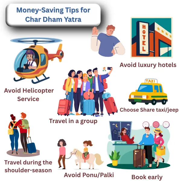 money saving tips for char dham yatra