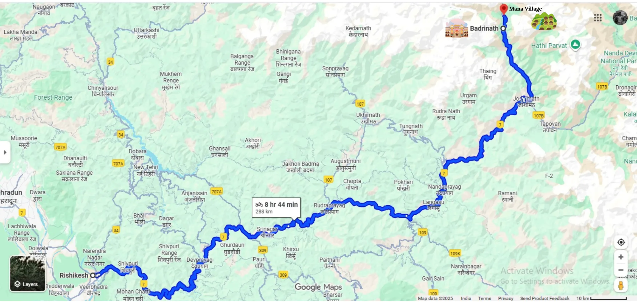 Mana vilage location