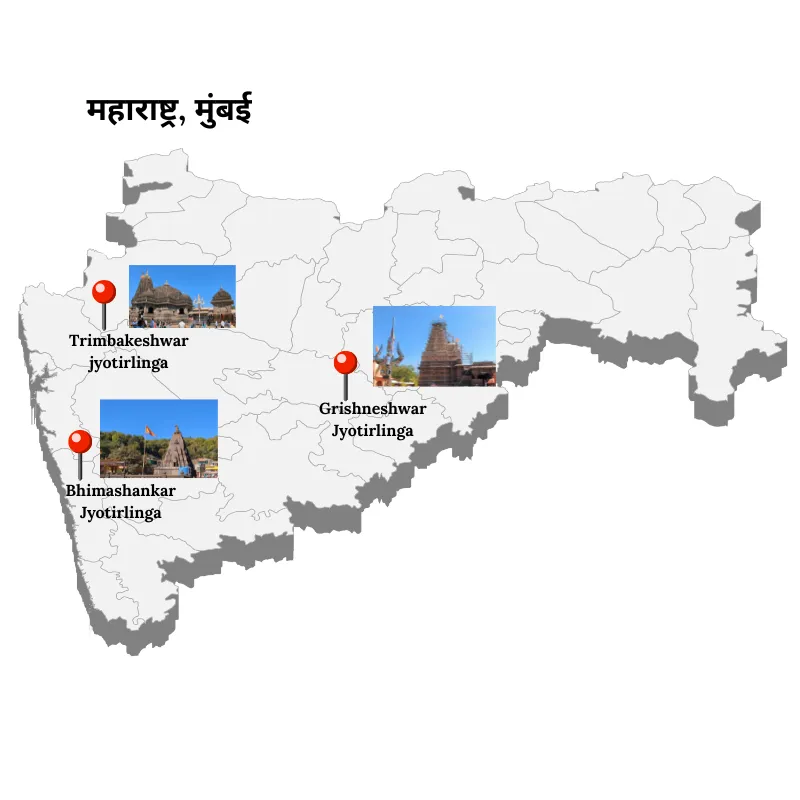 location of all three jyotirlinga in maharashtra on map