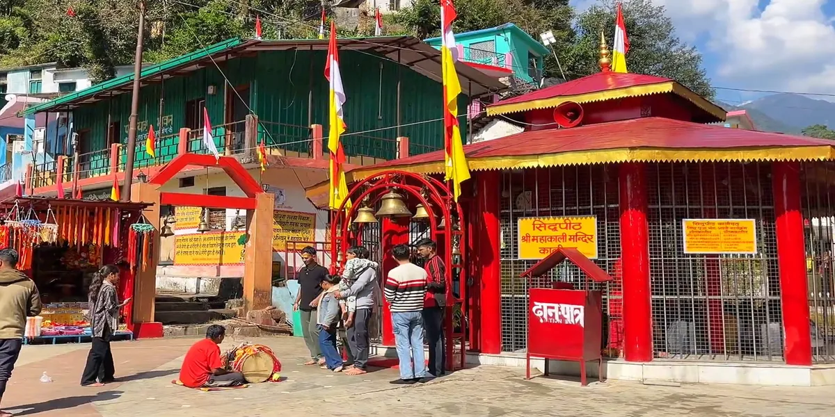 kalimath temple in the rudraprayag district of uttarakhand