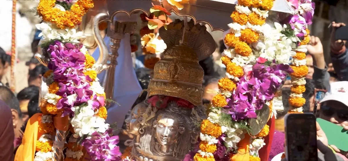 utsav murti which is being carried from ukhimath to Kedarnath during opening of the kedarnath temple