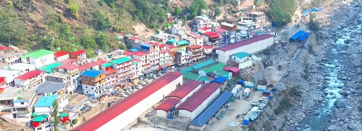 sonpryag bus stand shown by dron
