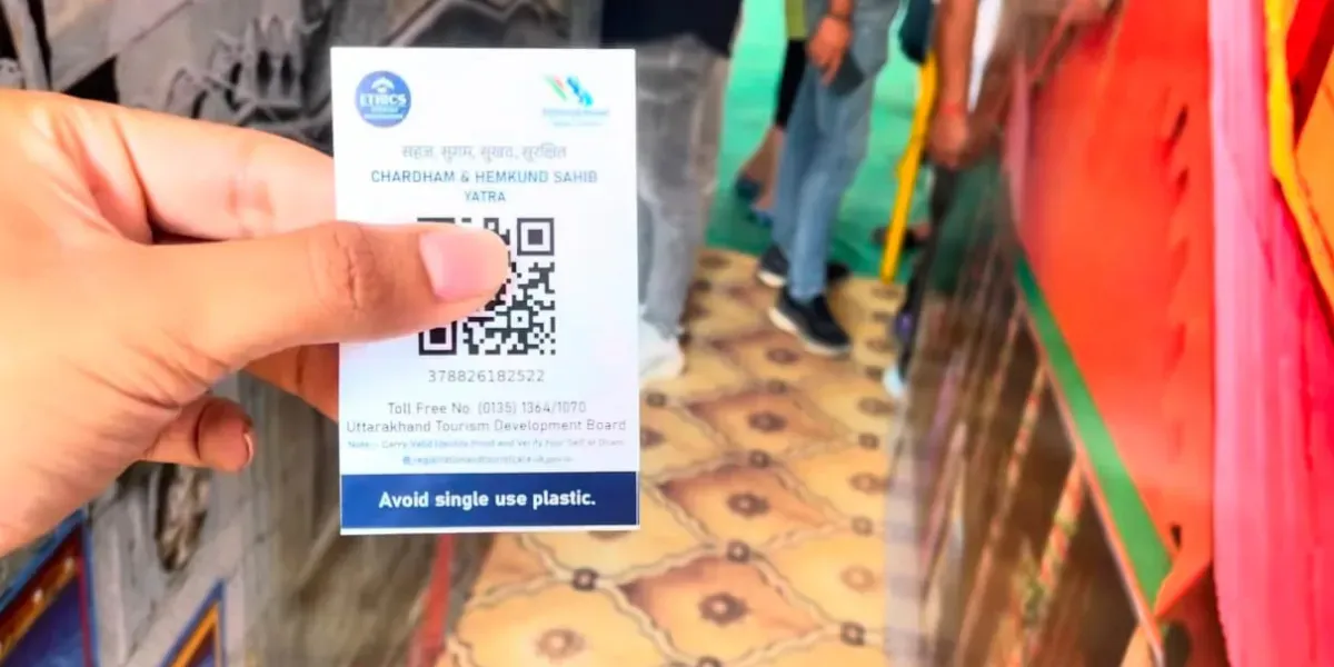 Qr pass for kedarnath yatra