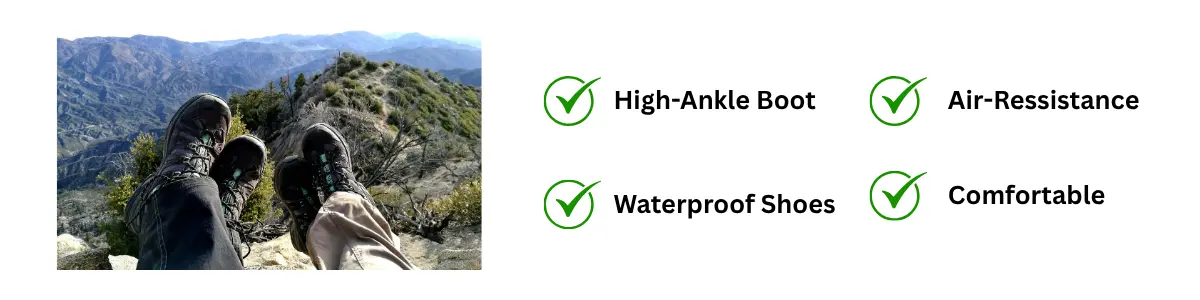 trekking shoes for laka glacier trek