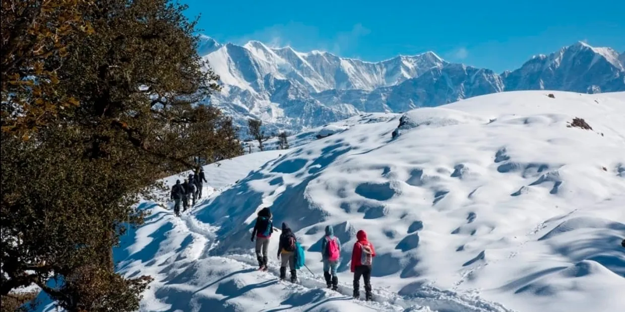 Lohajung village view during winter