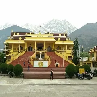 Tibetan Buddhist monastery near Dharamshala