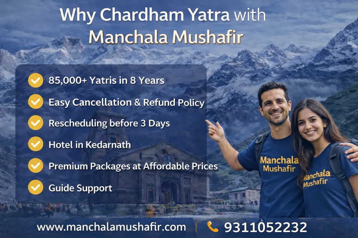 why chardham yaara with manchala mushafir