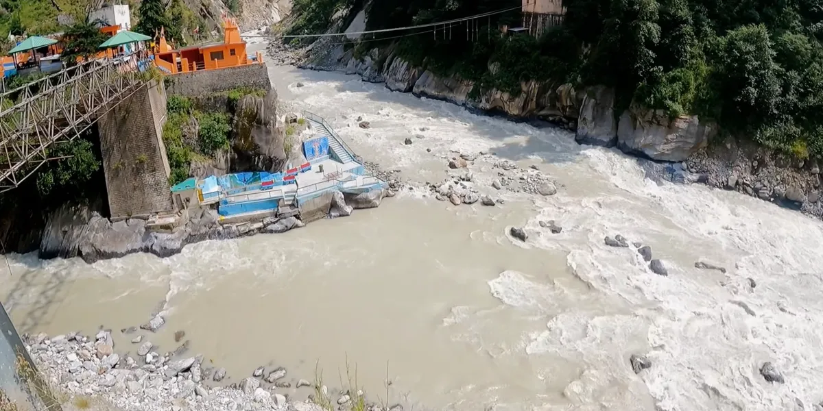 vishnuprayag in uttarakhand confluence of alaknanda and dhauliganga