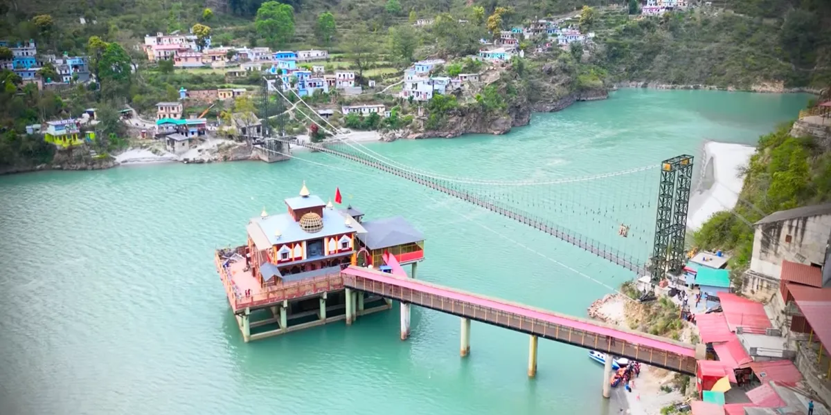 dhari devi temple on alaknanda river near rudraprayag in uttarakhand one of the shakti peethas