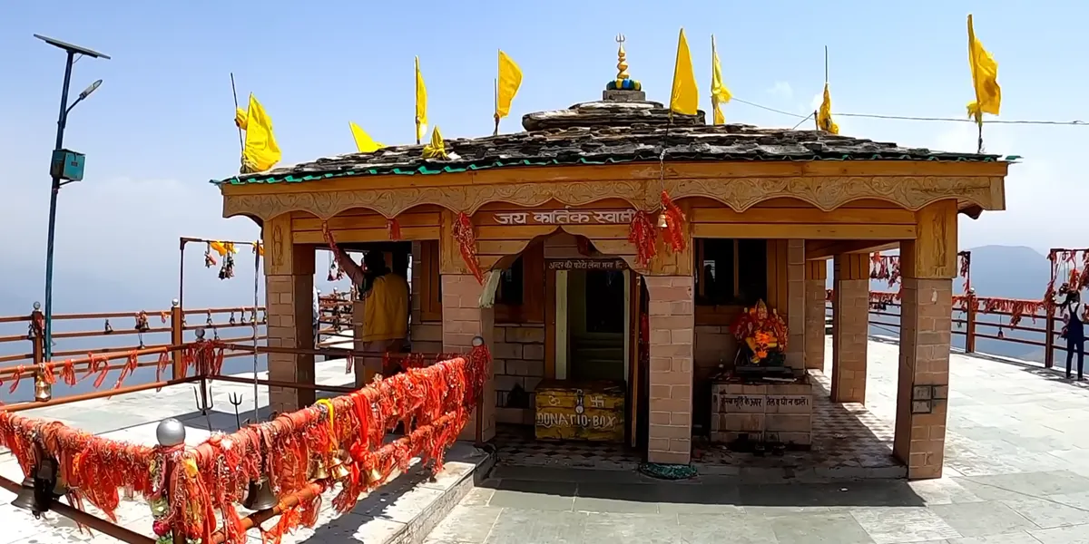kartik swami temple in rudraprayag a high altitude temple dedicated to the son of lord shiva and maa parvati
