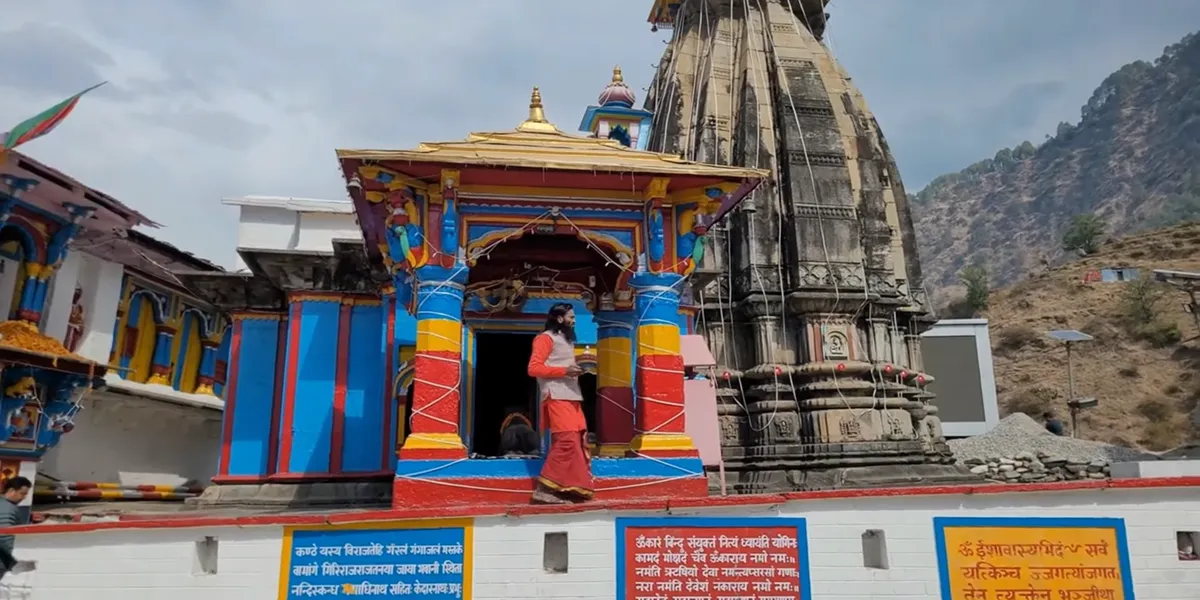 omkareshwar temple in ukhimath near rudraprayag in ukhimath
