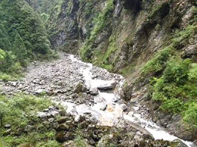 yamuna river origin poin in yamuna temple