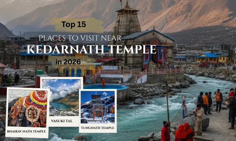 Top 15 Places to Visit Near Kedarnath Temple in 2026 (Things to Do & Travel Guide)