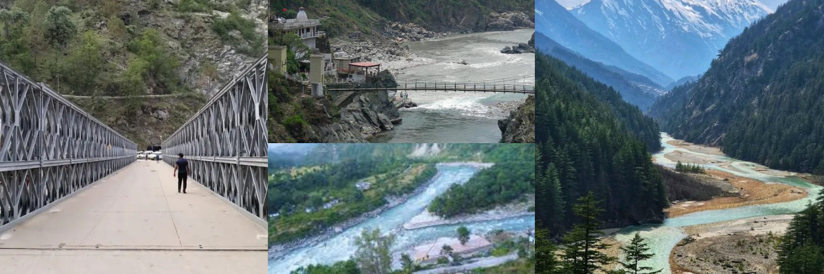 Sonprayag river confluence base camp for Kedarnath Yatra