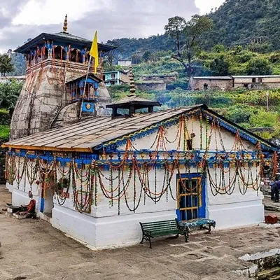 Triyuginarayan Temple complex, the wedding site of Shiva and Parvati