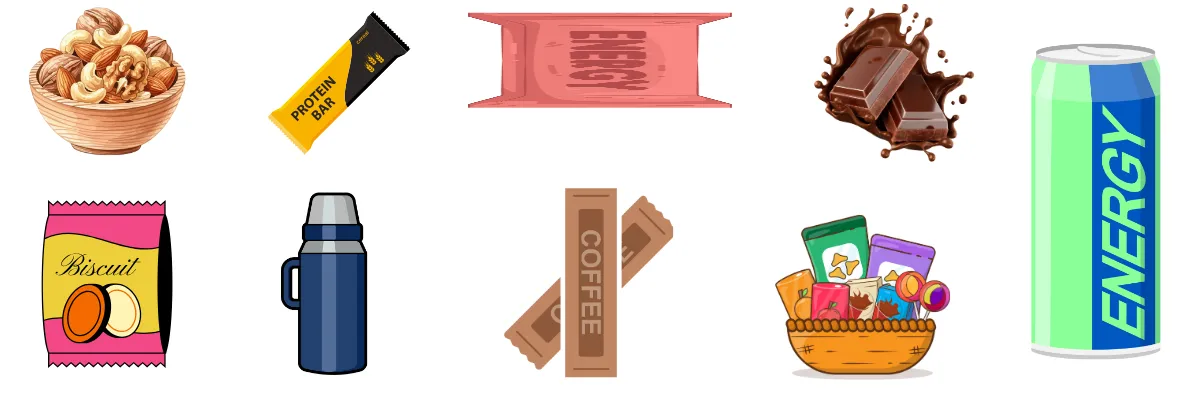 food snacks and drinks to pack for char dham yatra