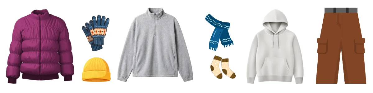 clothings to carry for kedarkantha trek