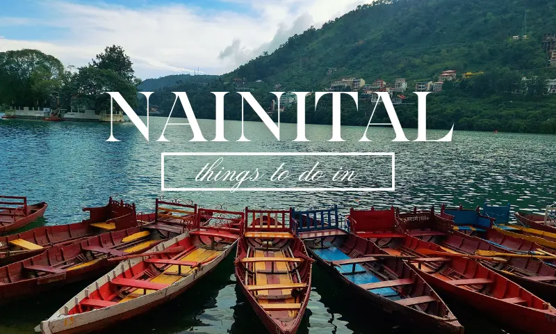 Colourful rowing boats on Naini Lake, Nainital - things to do in Nainital