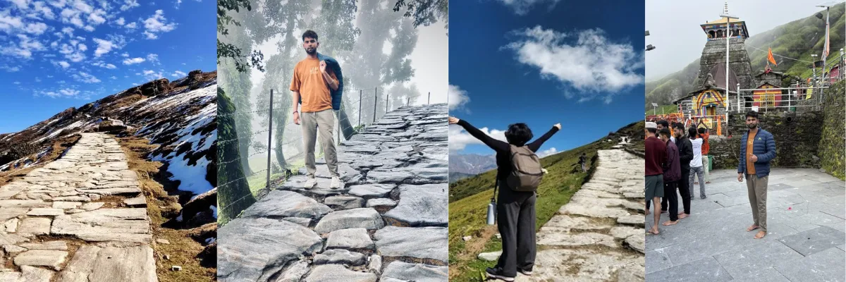 Chopta Tungnath trek on Kedarnath to Badrinath route in Uttarakhand