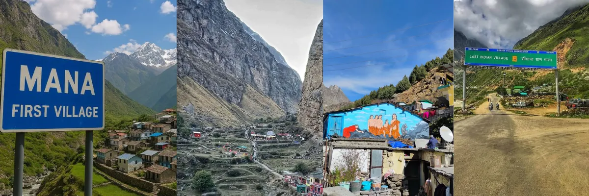 Mana Village near Badrinath Temple first village of India in Uttarakhand