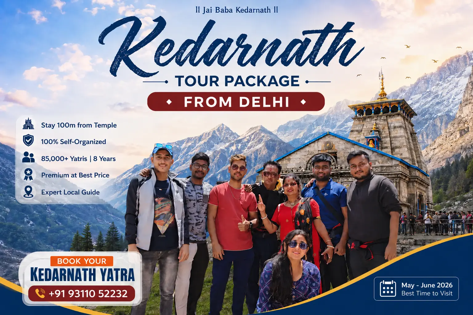 Kedarnath yatra packages from Delhi