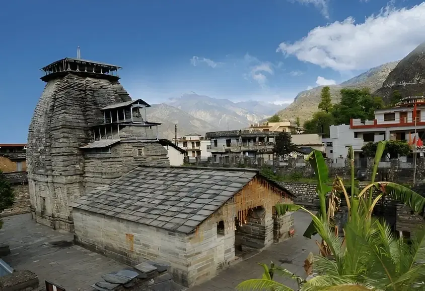 Ancient stone Gopinath Temple in Gopeshwar, the winter seat of Rudranath