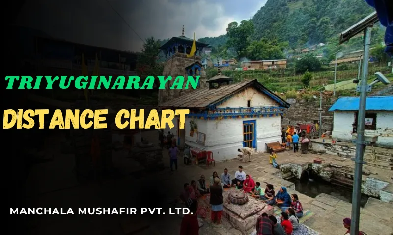 Triyuginarayan distance chart