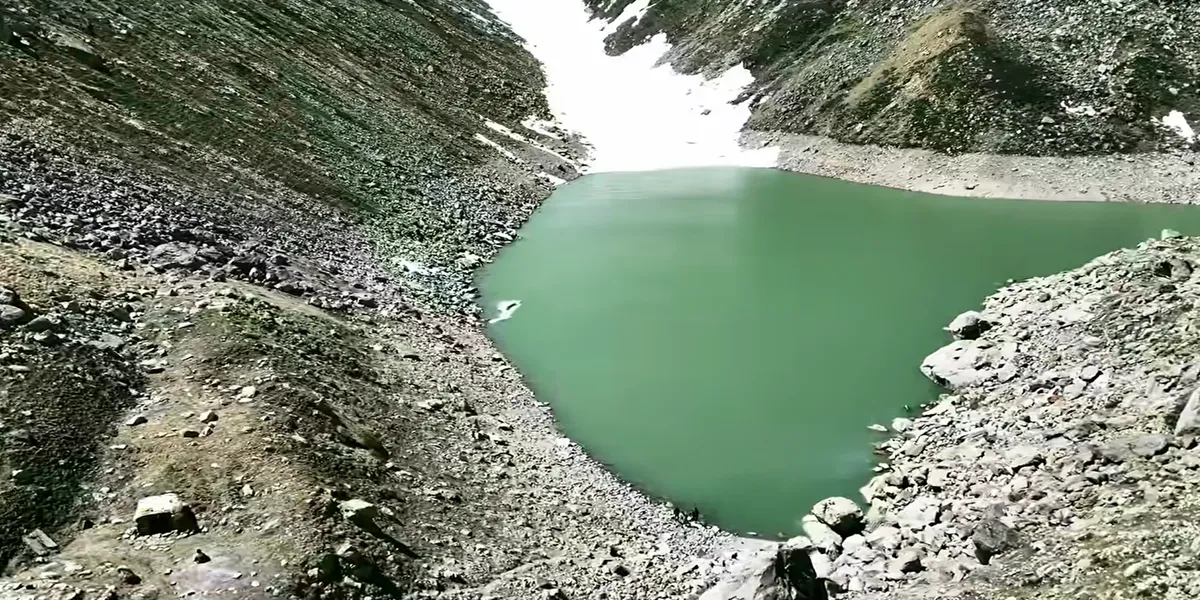 satopanth lake a beautiful glacial lake near mana village and badrinath