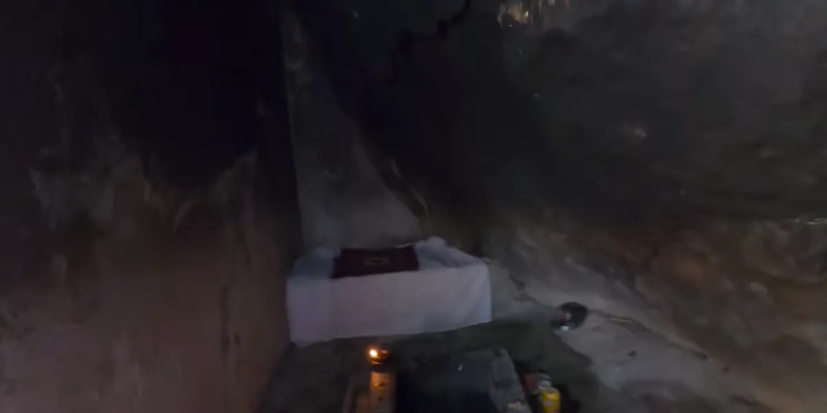 lord ganesha wrote the epic mahabharata this is the inner look of the ganesh cave 