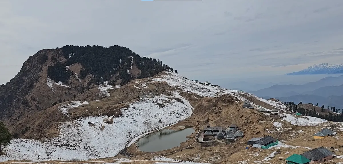 prasher lake trek in winter