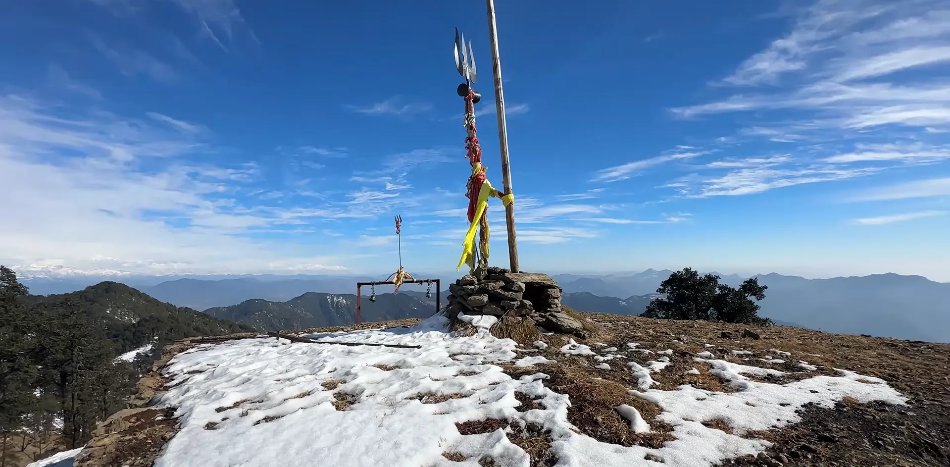 nag tibba trek in winter