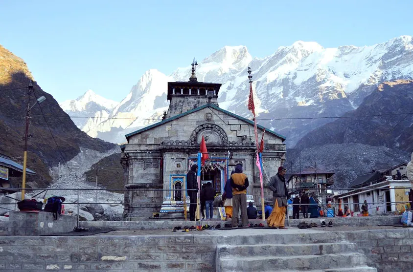 Kedarnath yatra temple view