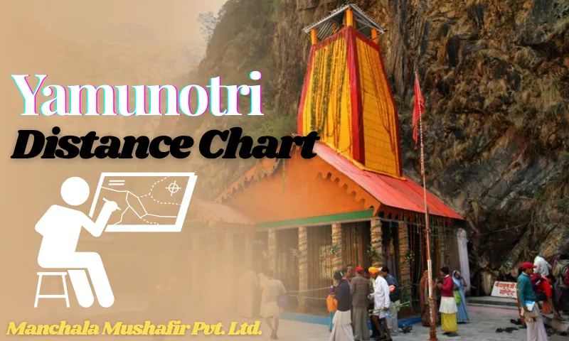 Yamunotri distance chart